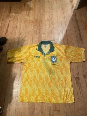 Brazil National Team Yellow Soccer Jersey